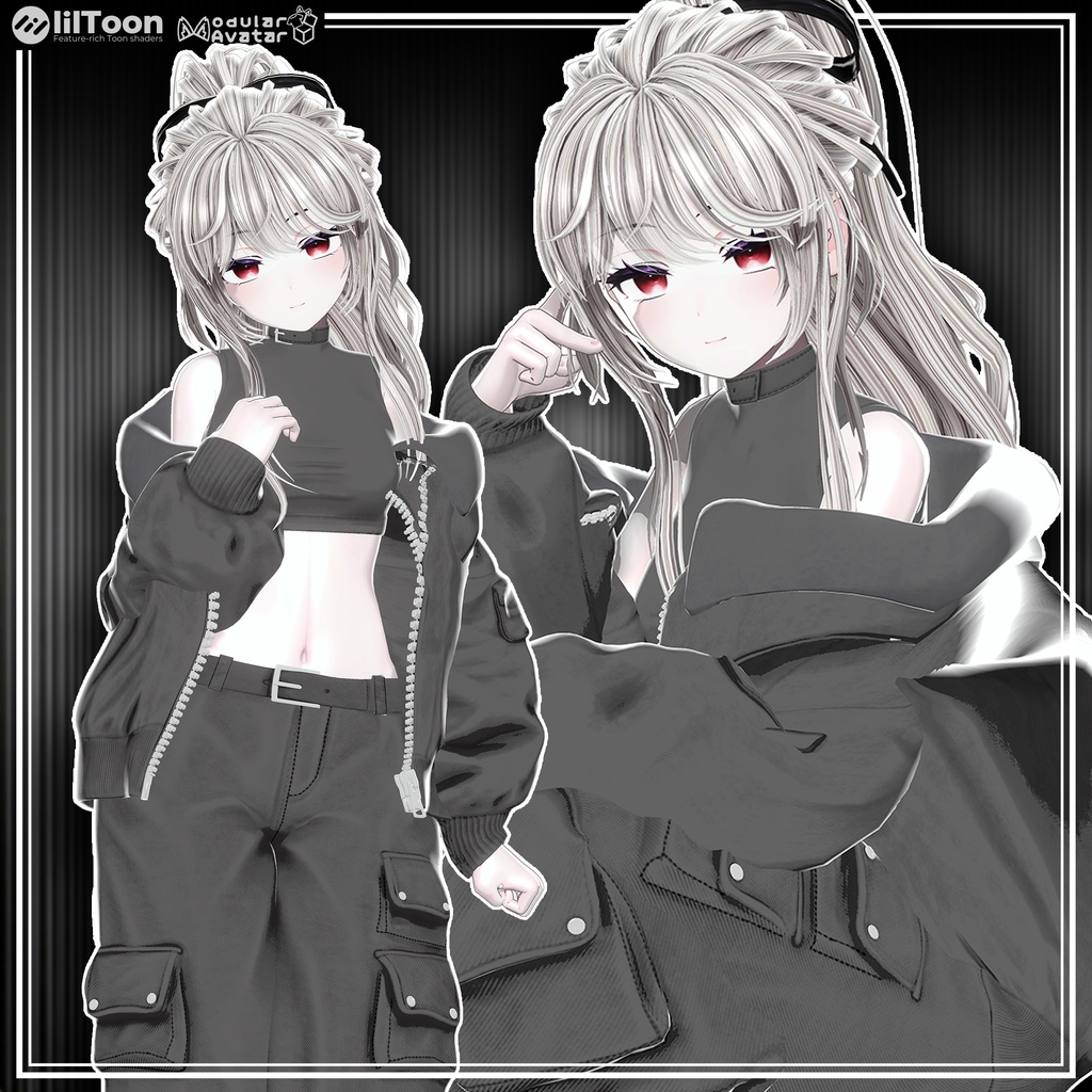 🎉『20% SALE』🎉PALE TRACE HAIR 『16アバター対応』