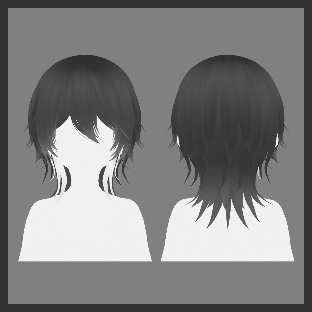 【VRoid】ダウナーウルフ