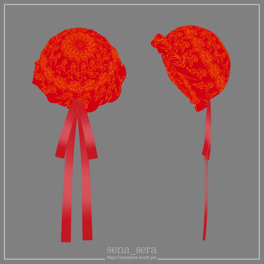 【VRoid】おだんごカバー / Chinese style bun cover