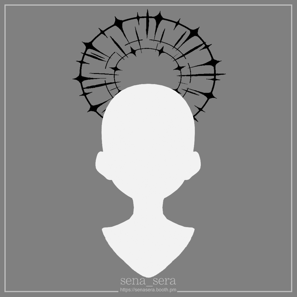 【VRoid】堕天使の光輪 / Fallen angel's halo