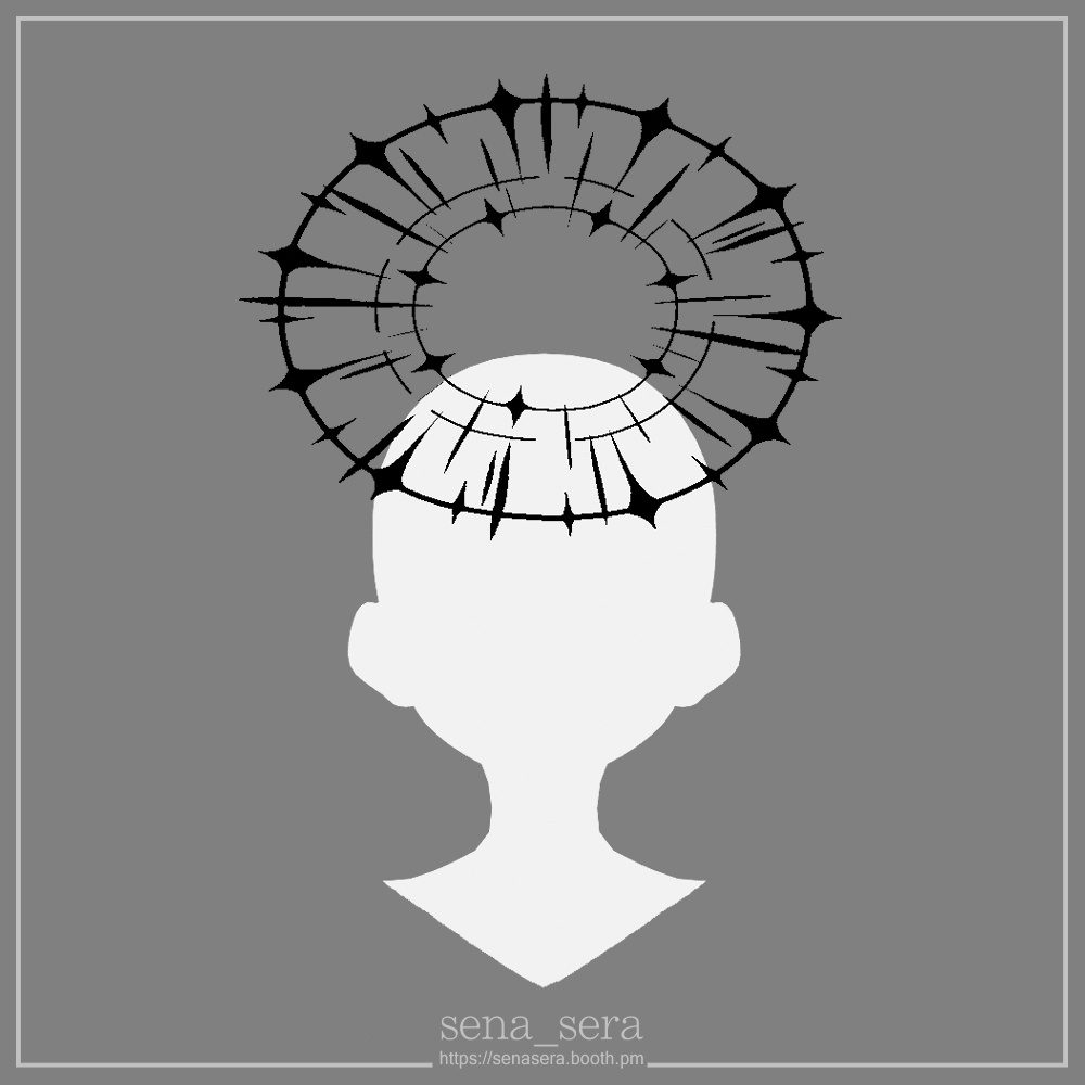 【VRoid】堕天使の光輪 / Fallen angel's halo