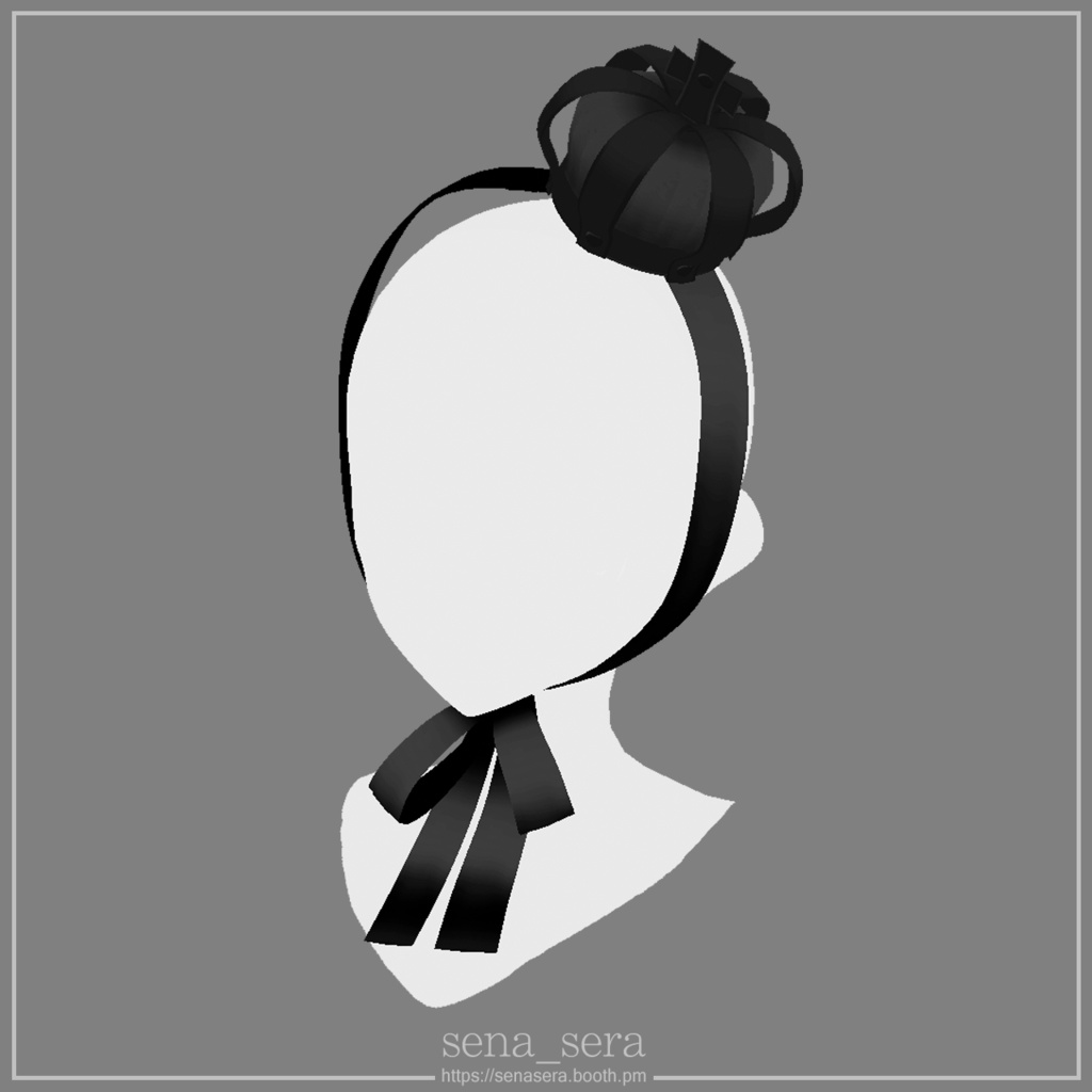 【VRoid】ゴシッククラウンハット / Gothic crown hat