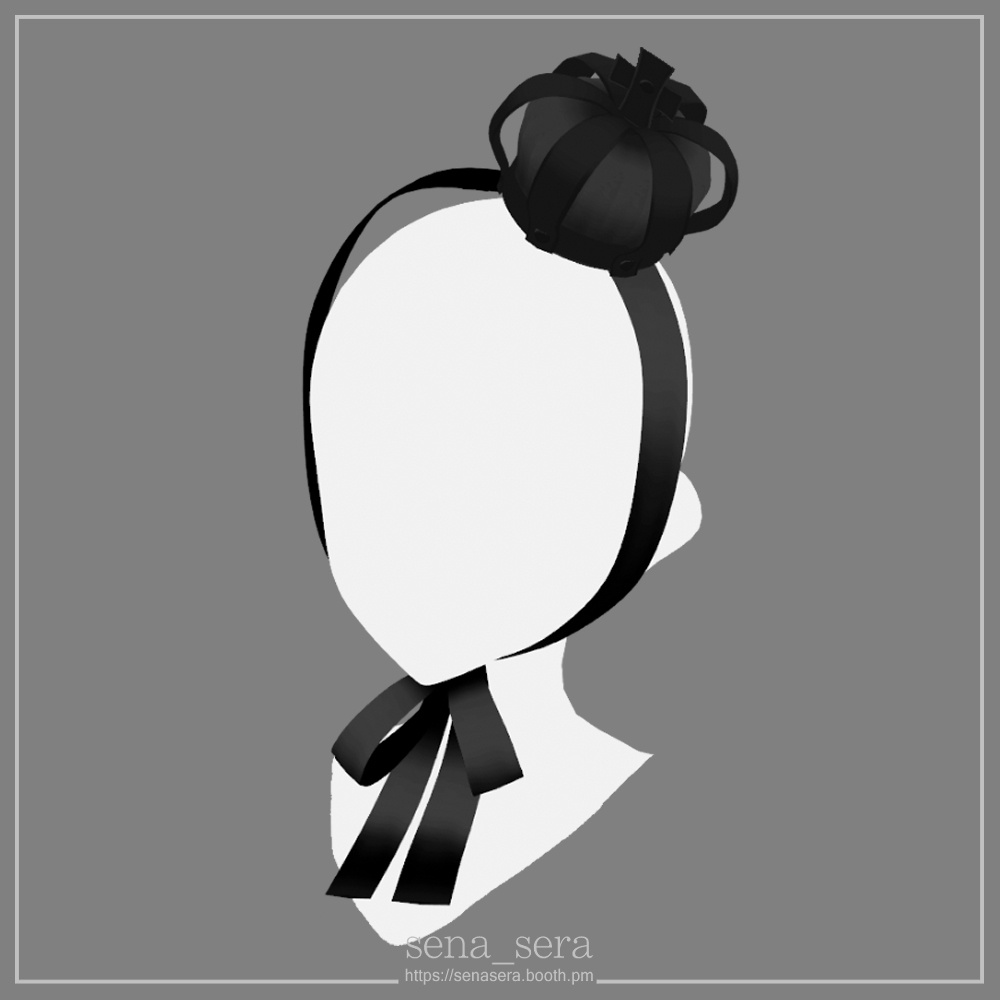 【VRoid】ゴシッククラウンハット / Gothic crown hat