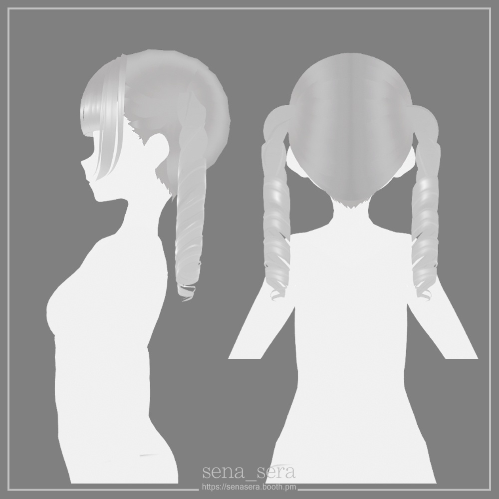 【VRoid】ドーリィコロネツイン / Dolly coronet twin