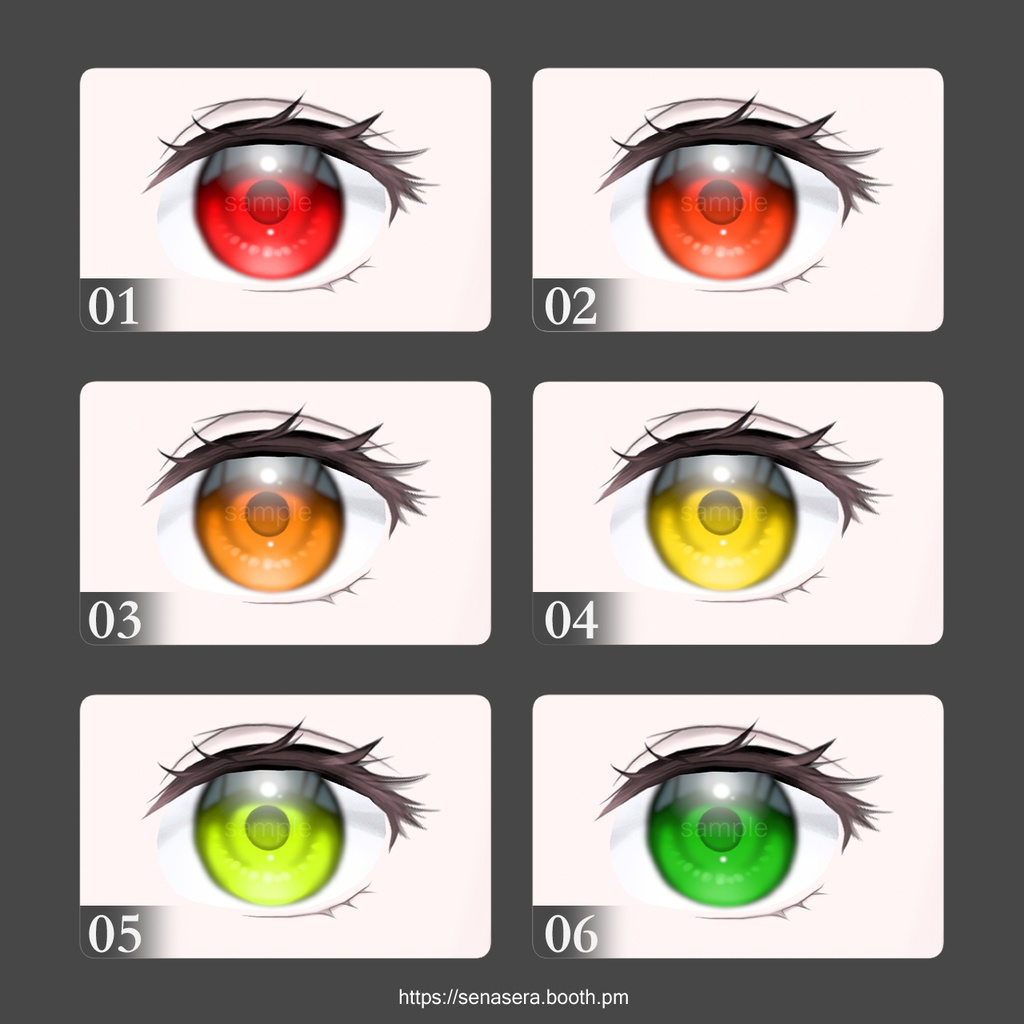 【VRoid】Eye Texture Set - Element