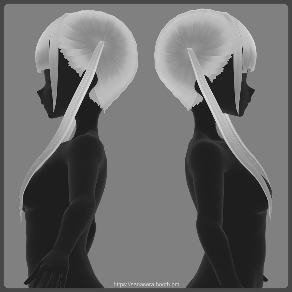 【VRoid】地雷ツインテール / Jirai-kei Style Twin Tails