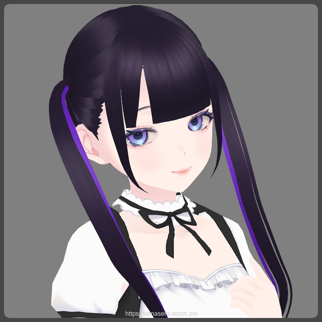 【VRoid】地雷ツインテール / Jirai-kei Style Twin Tails