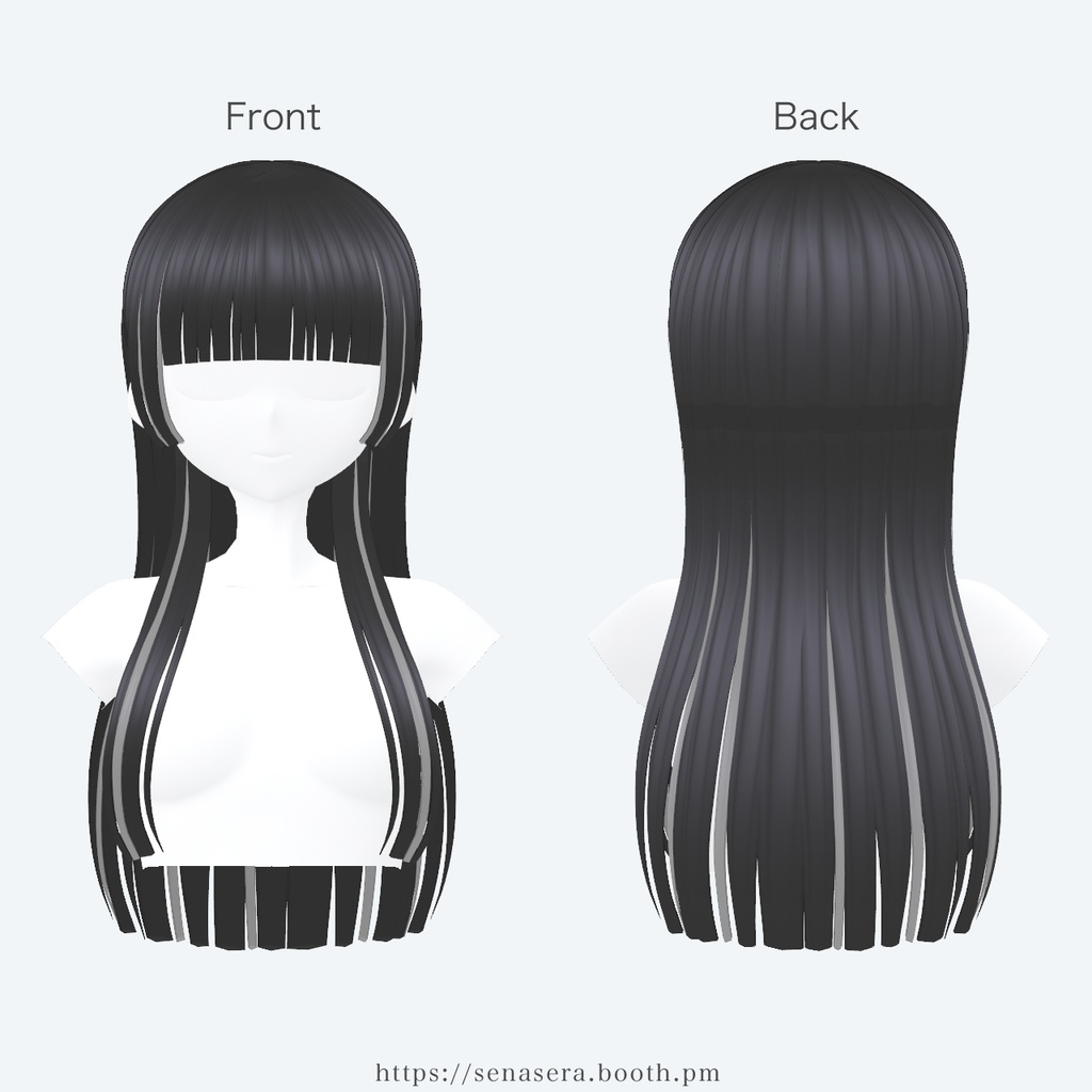 【VRoid】姫ロング