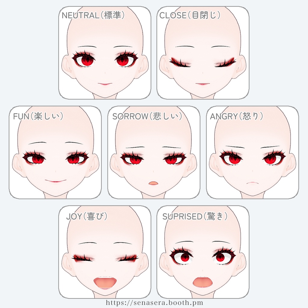 【VRoid】カスタムプリセット_01