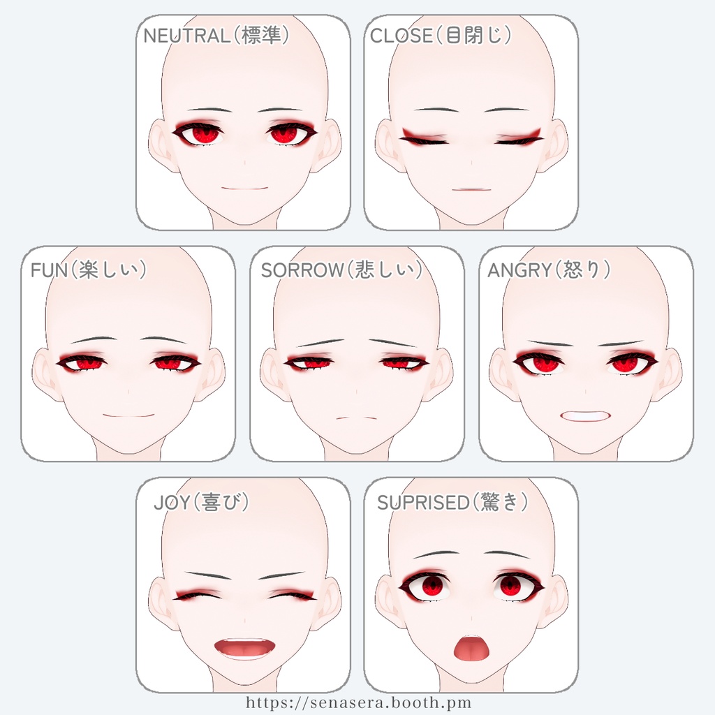 【VRoid】カスタムプリセット_02