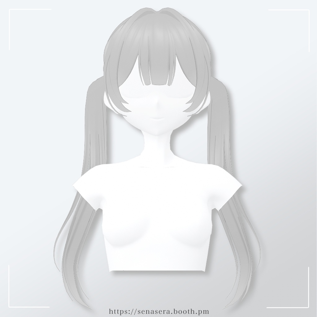 【VRoid】ラビットツインテール