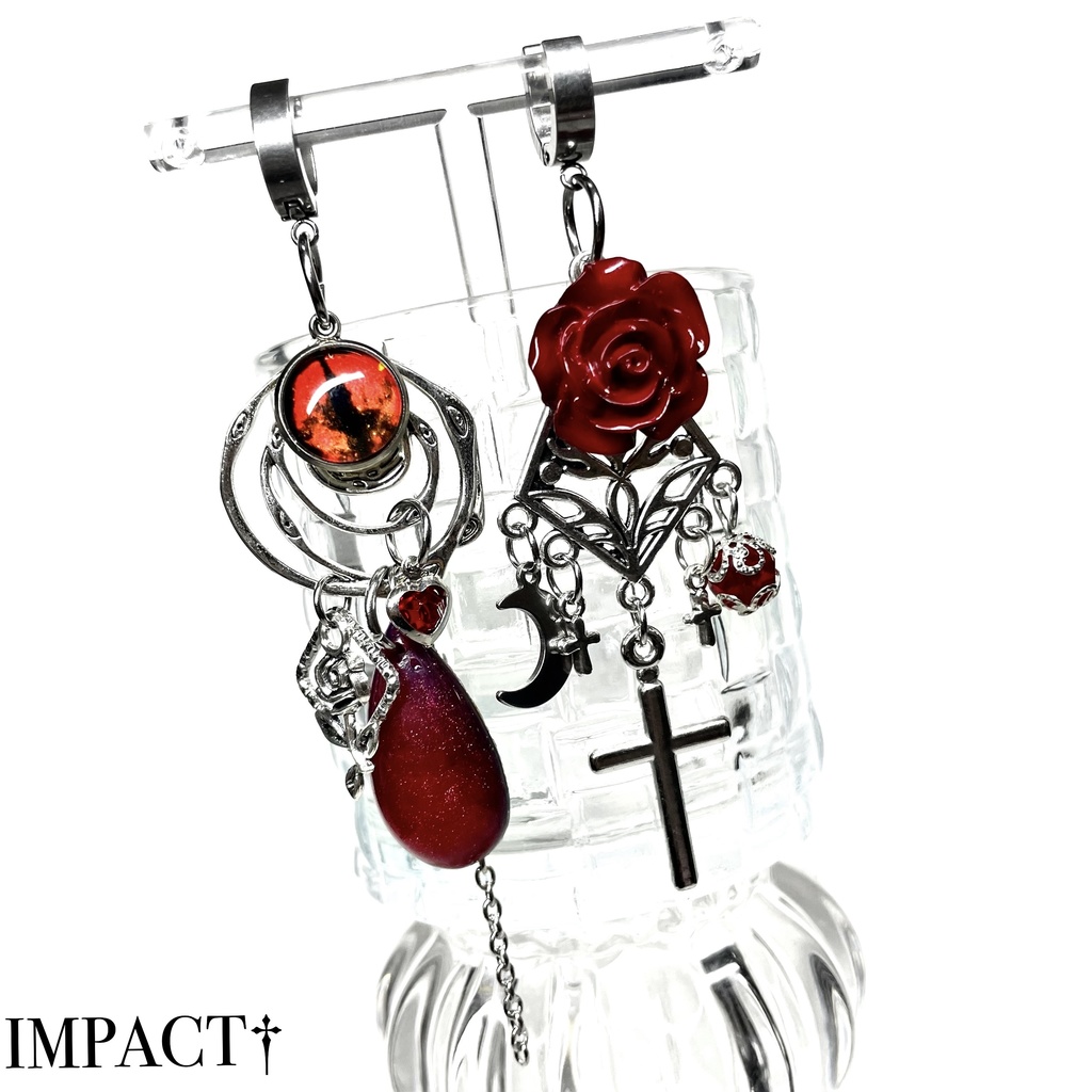 BP14ピアス:Dark Rose