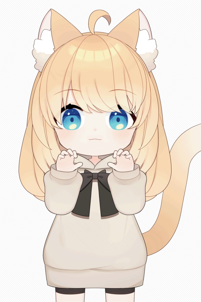 【live2dモデル】デフォルメ猫耳少女【vts用】