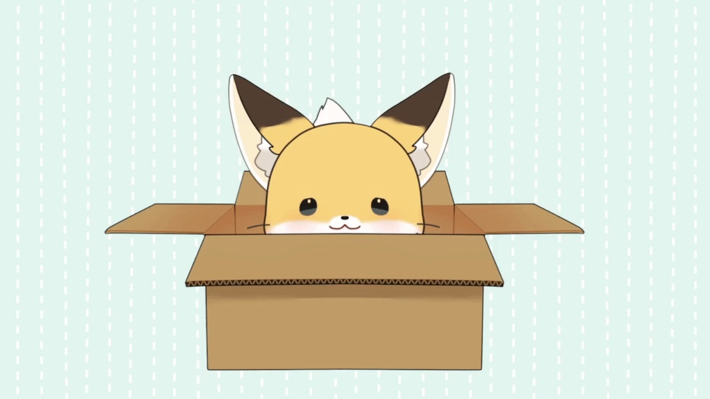 【live2dモデル】頭にも乗せられる狐【vts用】