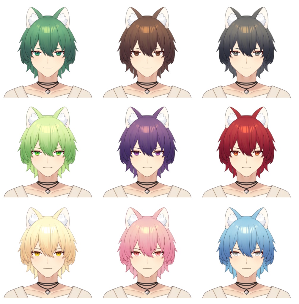 【Live2D】ケモ耳お兄さん【VTubeStudio用】