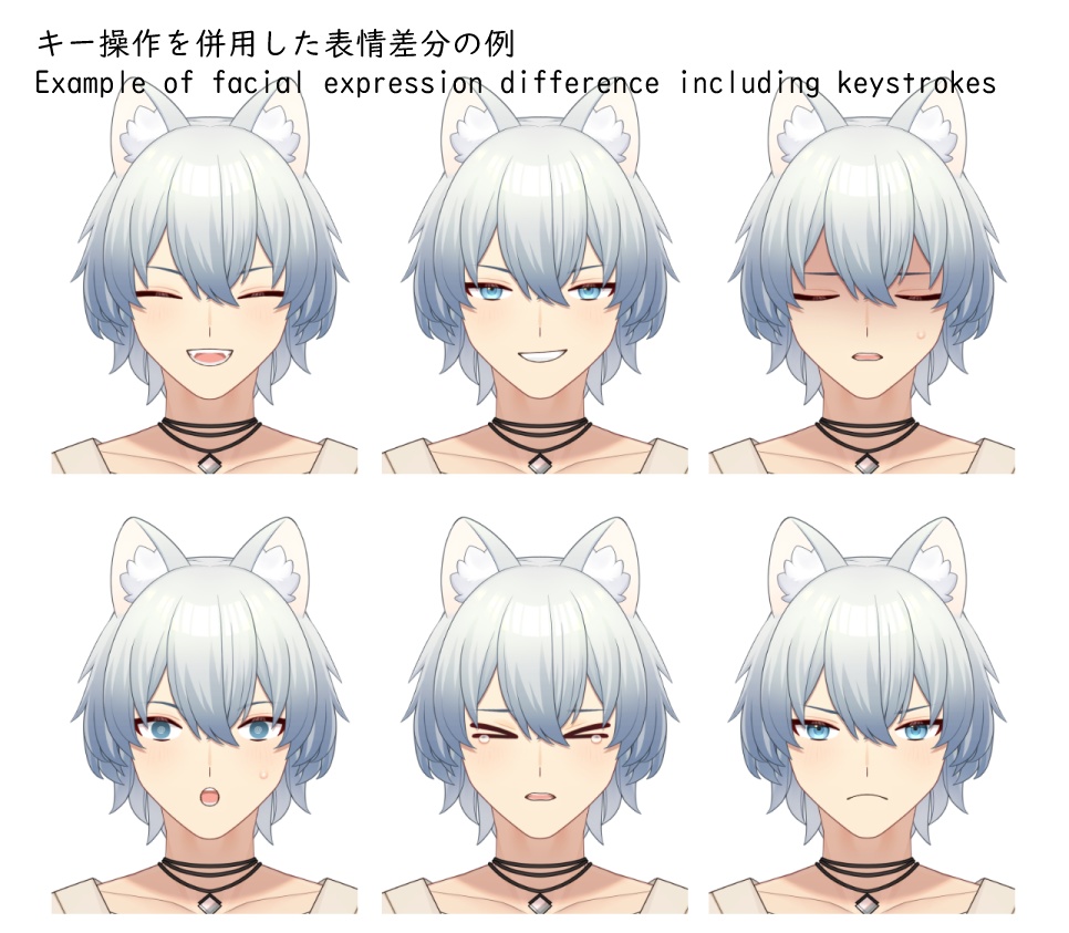 【Live2D】ケモ耳お兄さん【VTubeStudio用】