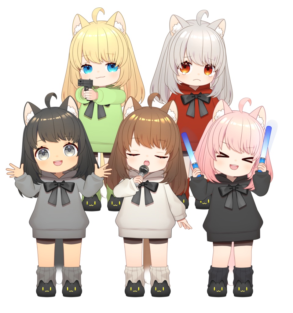 【Live2D】新デフォルメ猫耳少女【VTubeStudio用】