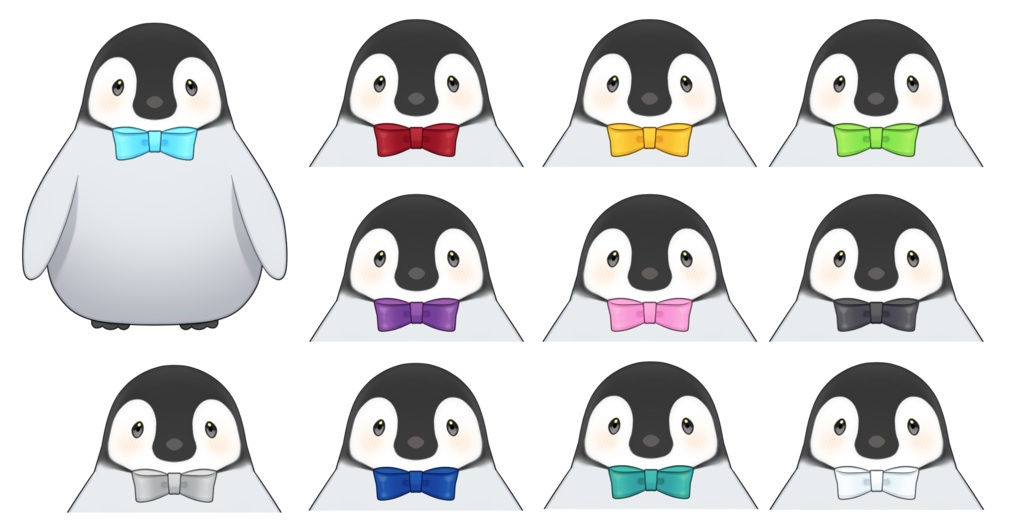 【Live2D】ペンギンの赤ちゃん【VTubeStudio用】