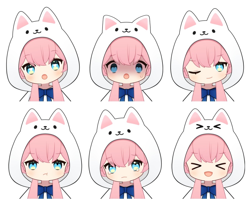 【Live2D】きぐるみの女の子【VTubeStudio用】