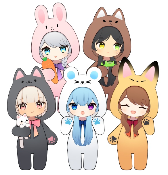 【Live2D】きぐるみの女の子【VTubeStudio用】