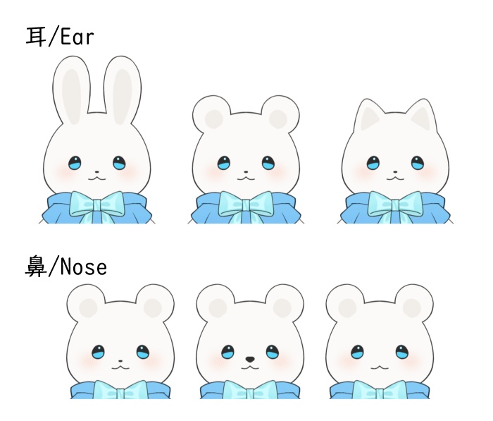 【Live2D】カスタムできる動物【VTubeStudio用】