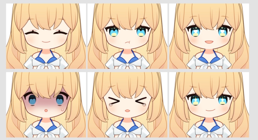 【Live2D】水着の女の子【VTubeStudio用】