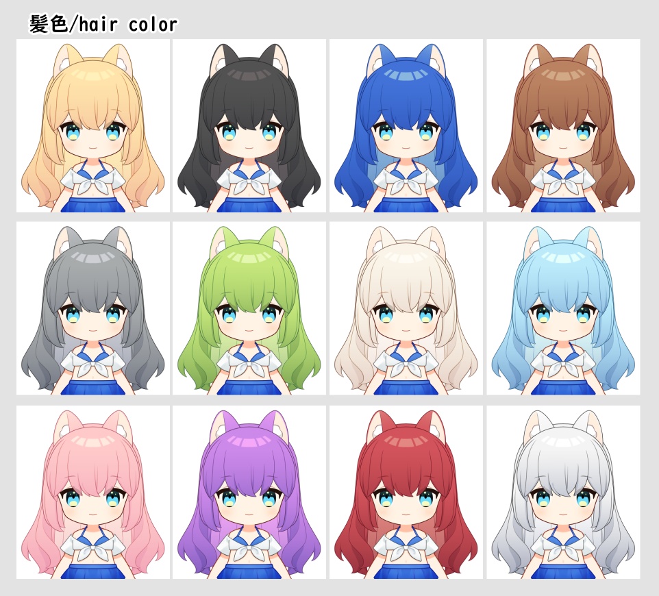 【Live2D】水着の女の子【VTubeStudio用】