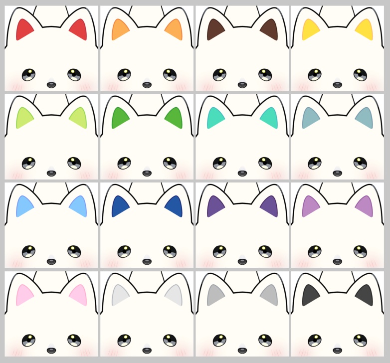 【Live2D】光る首輪をつけた犬【VTubeStudio用】