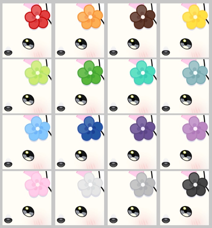 【Live2D】光る首輪をつけた犬【VTubeStudio用】