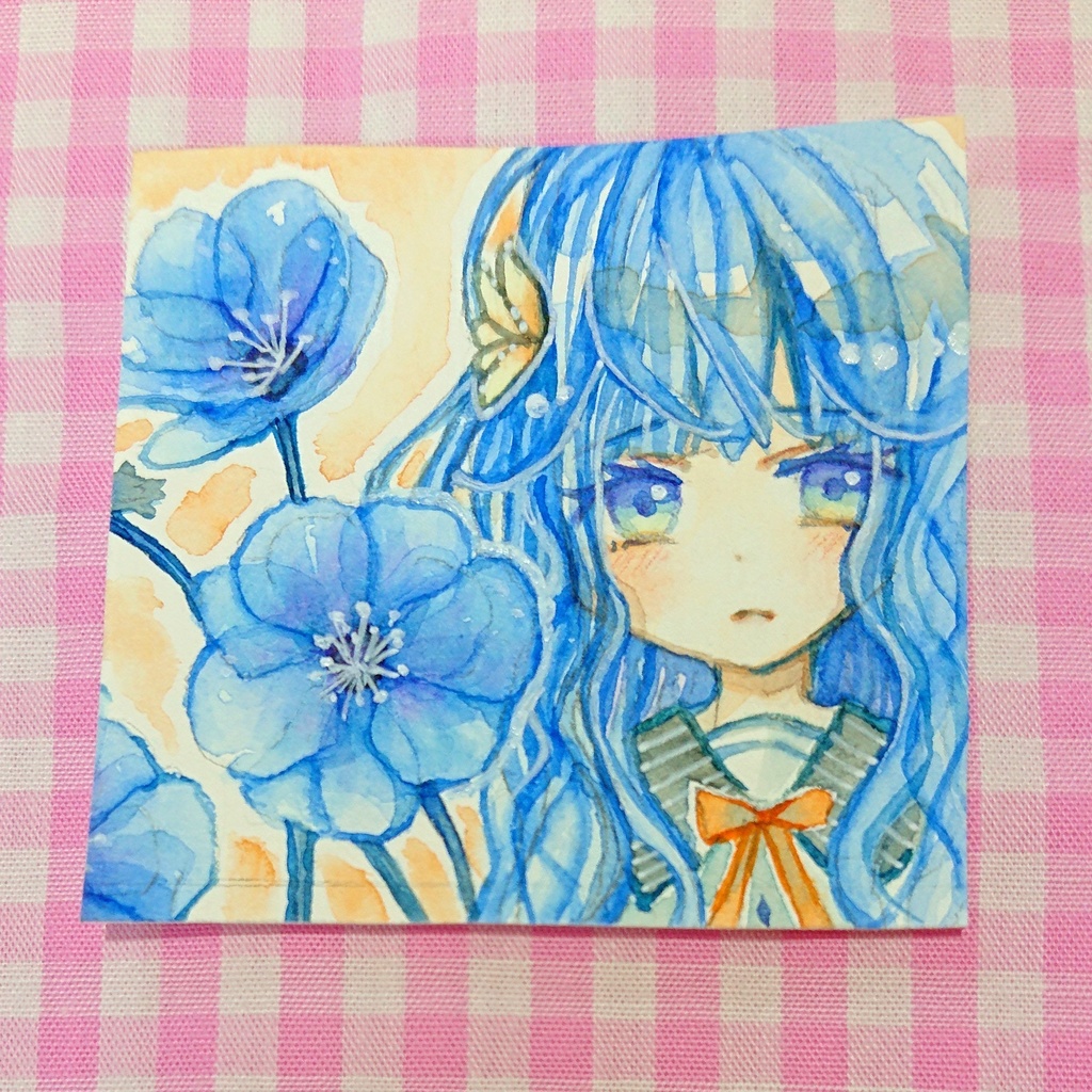 【ミニ原画】アネモネのお花