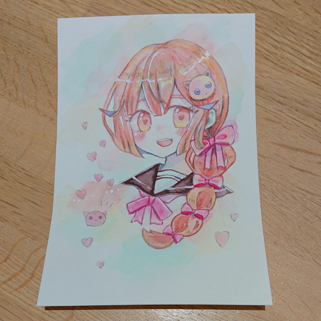 【原画】ねこピンちゃん / ドローイング