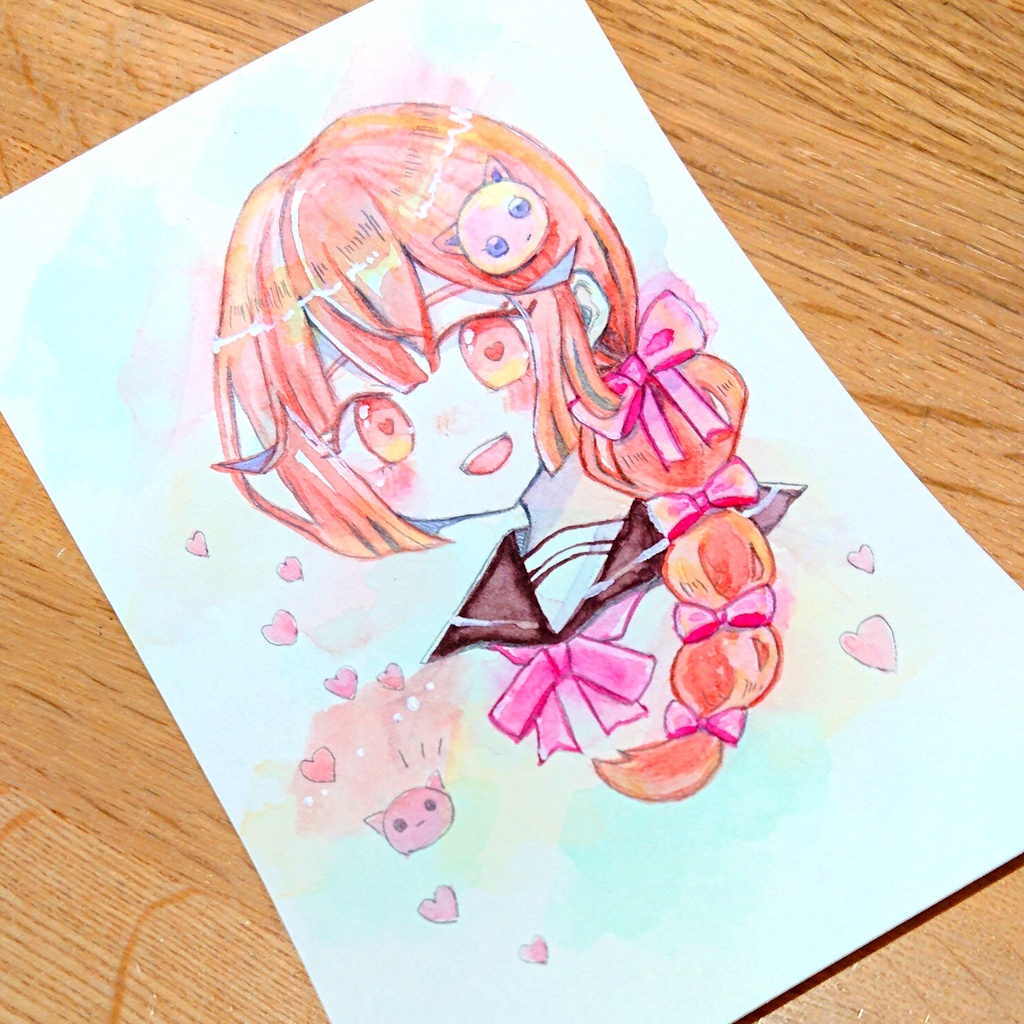 【原画】ねこピンちゃん / ドローイング