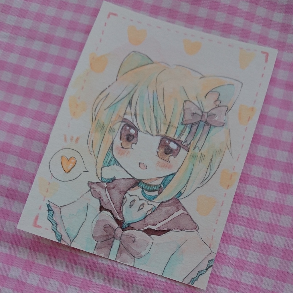 【原画】ねこちゃん / ドローイング