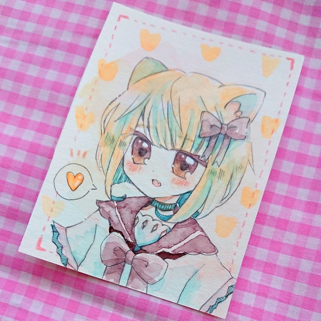 【原画】ねこちゃん / ドローイング