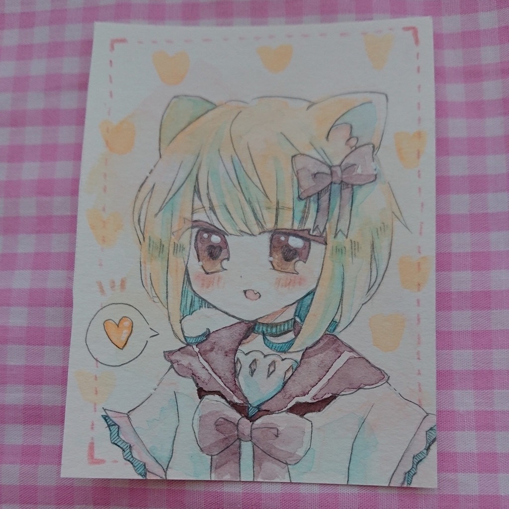 【原画】ねこちゃん / ドローイング