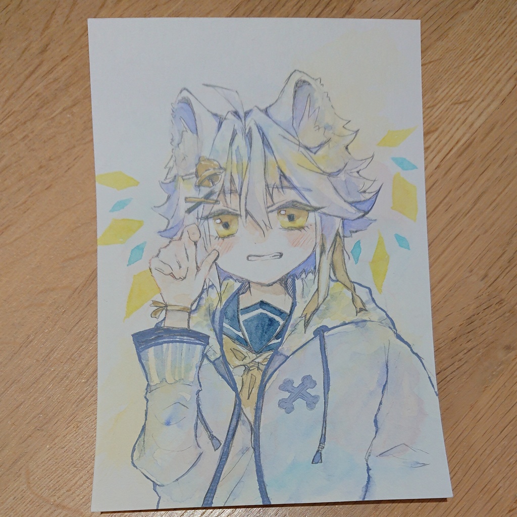 【原画】狼くん/ドローイング