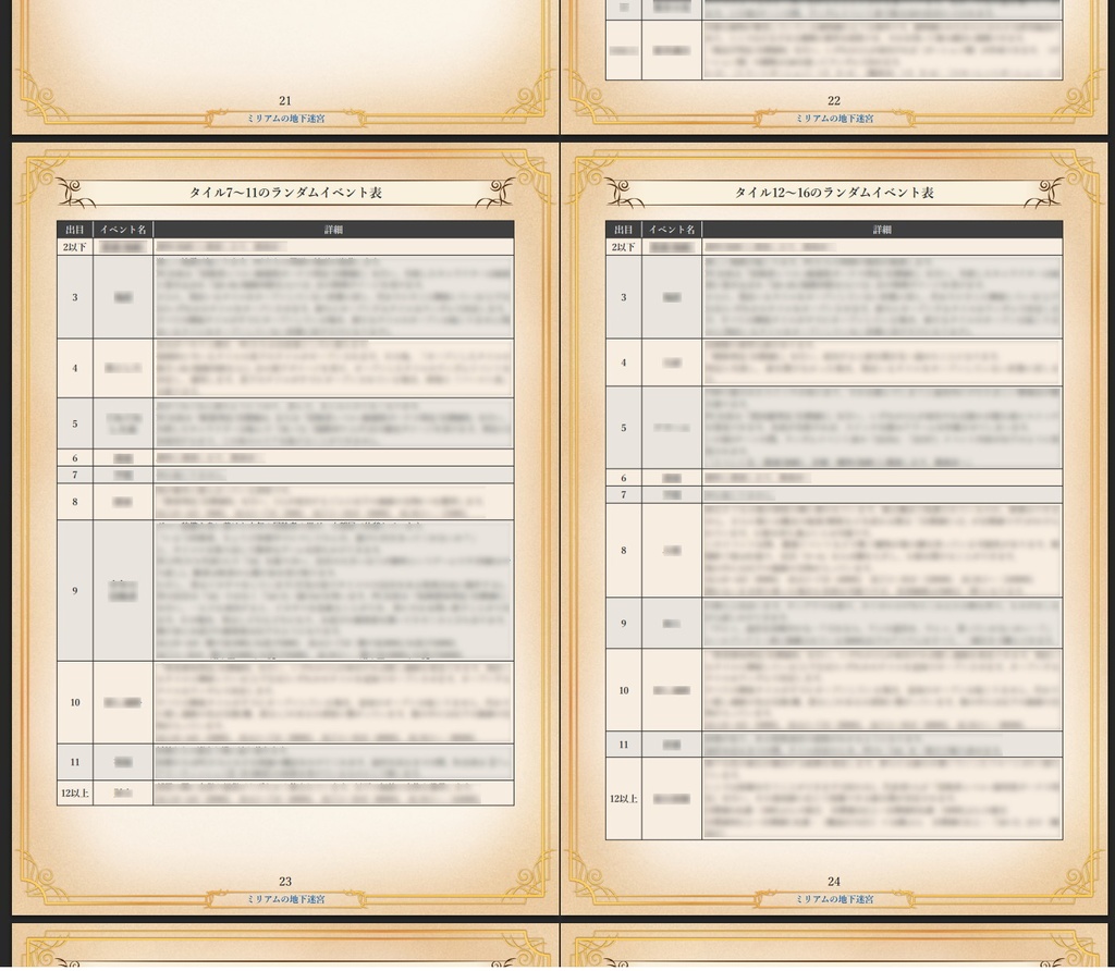 【10/28更新】ソード・ワールド2.5 ミリアムの地下迷宮(モンスター☆ハッカーズ非公式改良データ集)