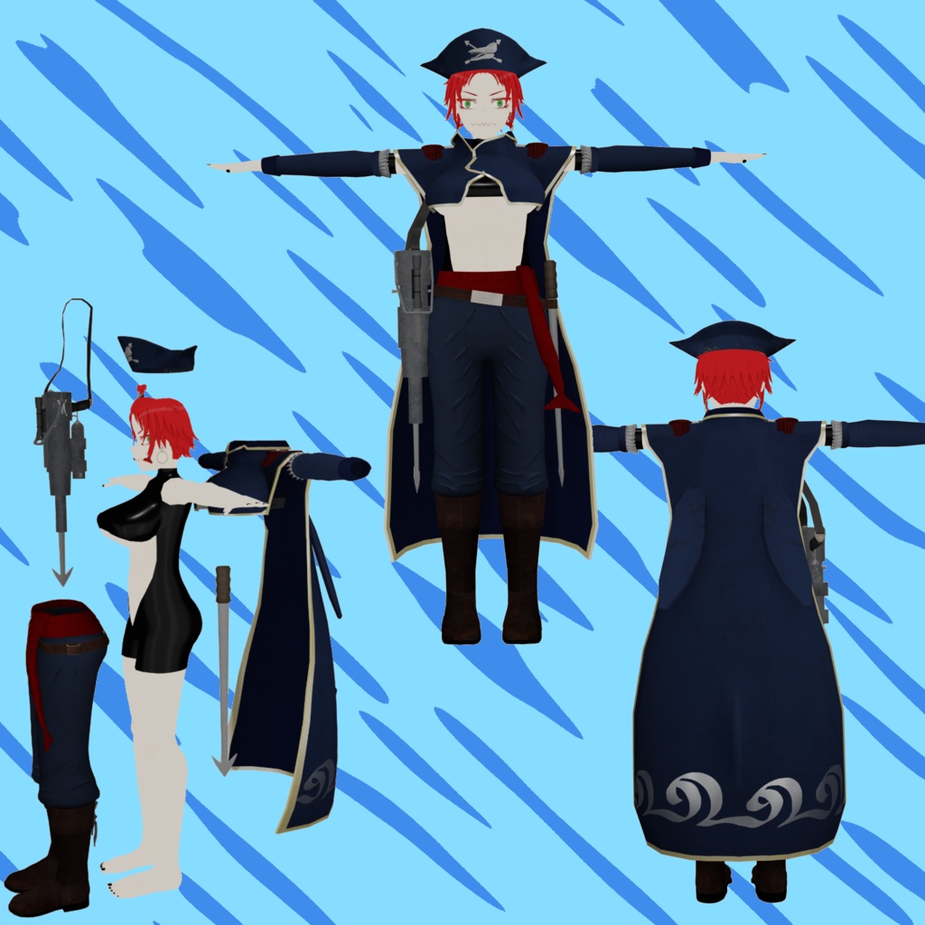 3Dモデル「メルビレイ」