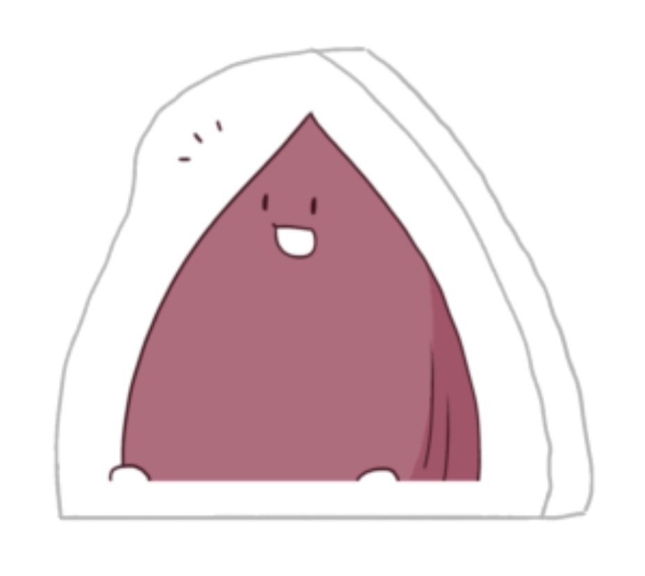 【受注販売】ミニアクリルスタンド(机から生える芋)