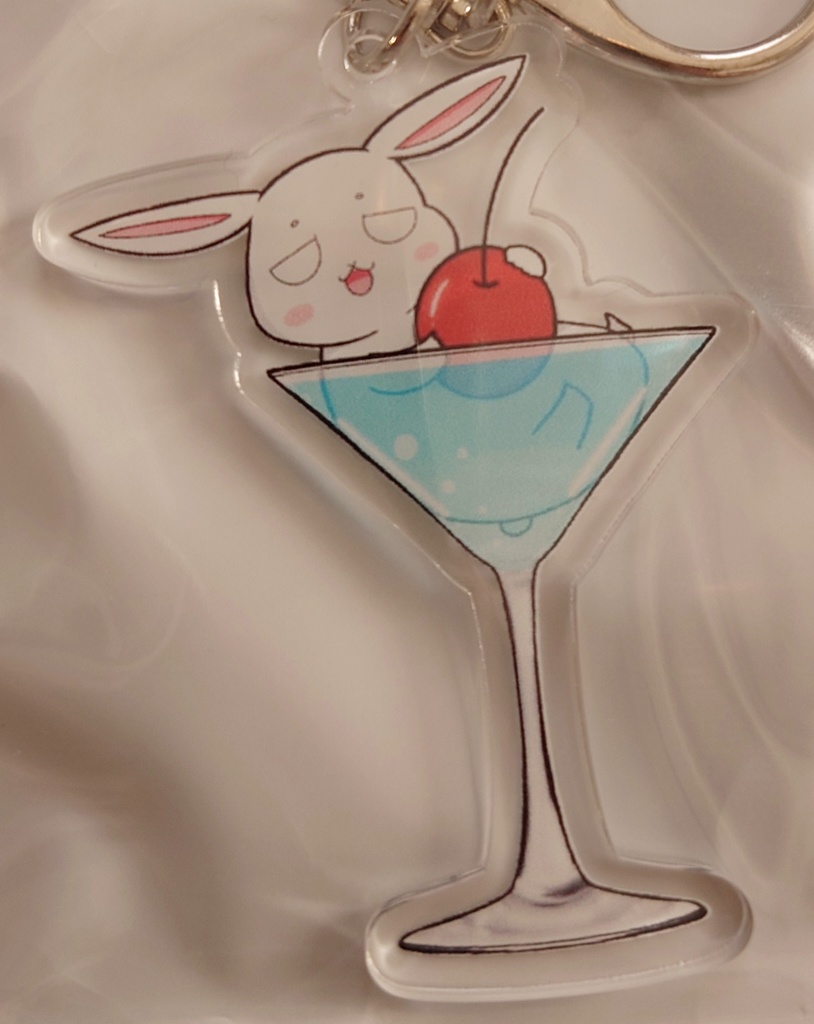 しろもちアクリルキーホルダー