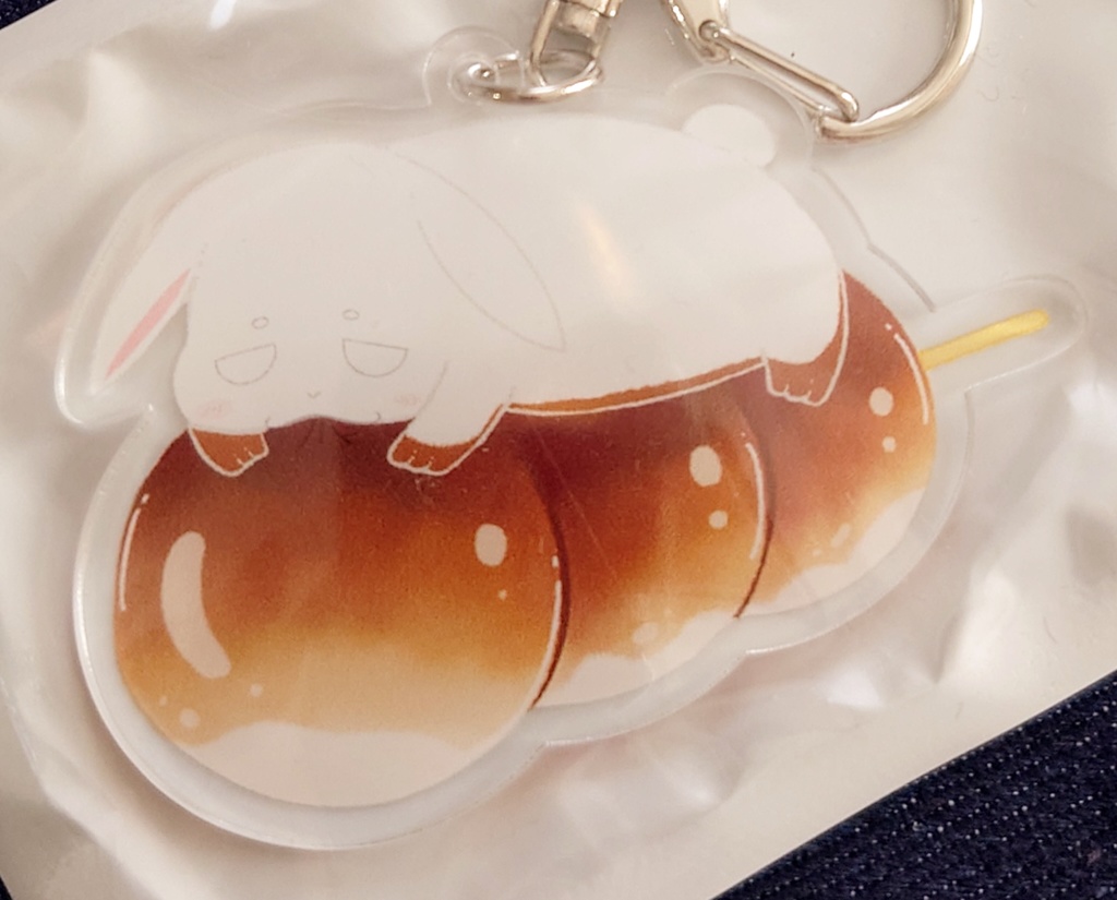 しろもちアクリルキーホルダー