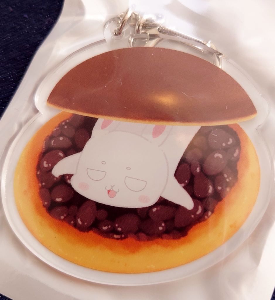 しろもちアクリルキーホルダー