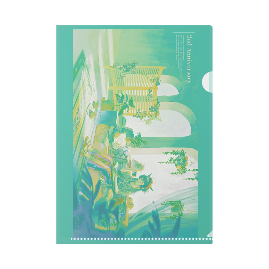クリアファイル(2周年記念)
