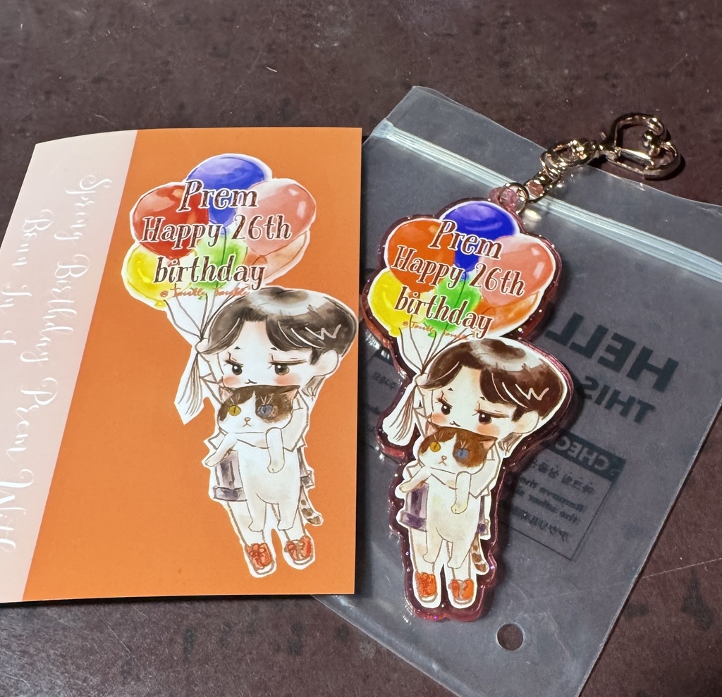 アクリルキーチェーン