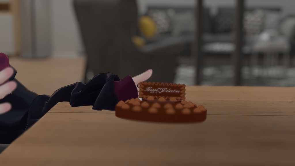 【無料】ちょこ包丁&対戦車地雷型チョコケーキ