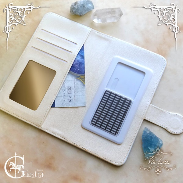 スライド式 手帳型スマートフォンケース