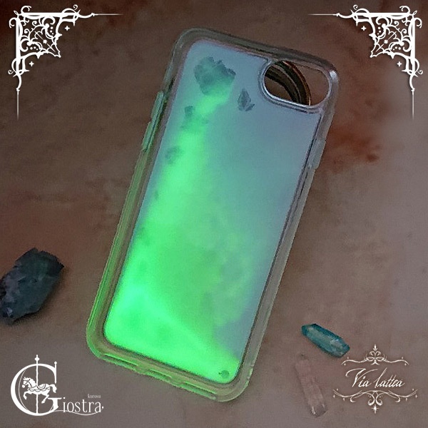 ◇【iPhone】蓄光サンドスマホケース