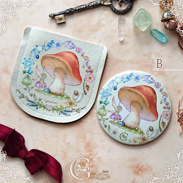 ケース付缶ミラー