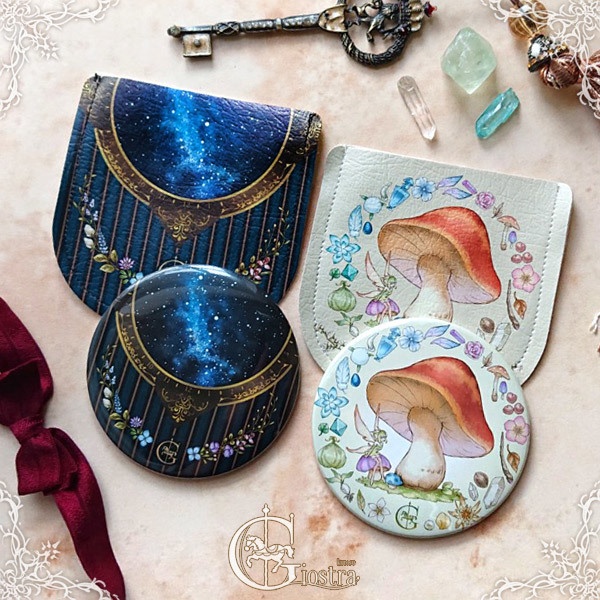 【SALE】◇ケース付缶ミラー
