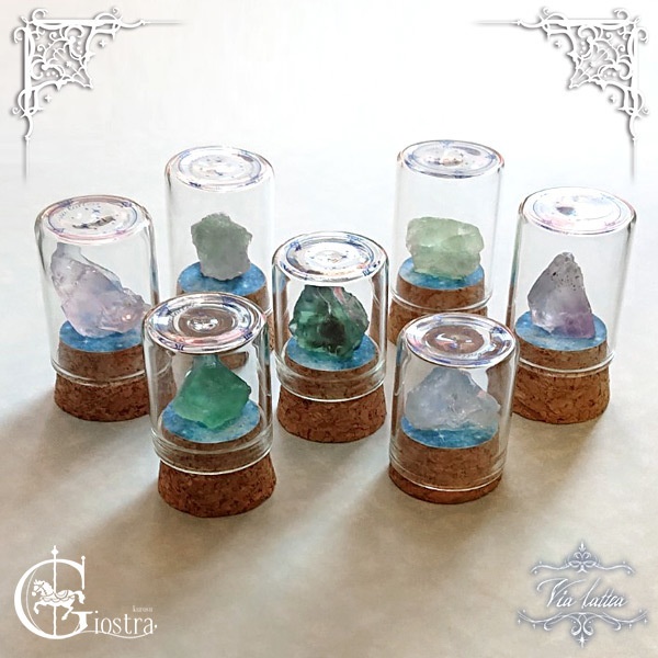 星空のミニ鉱物標本(小)-via lattea-